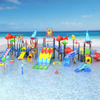 Children's fiberglass water park slides, outdoor and indoor playground equipment